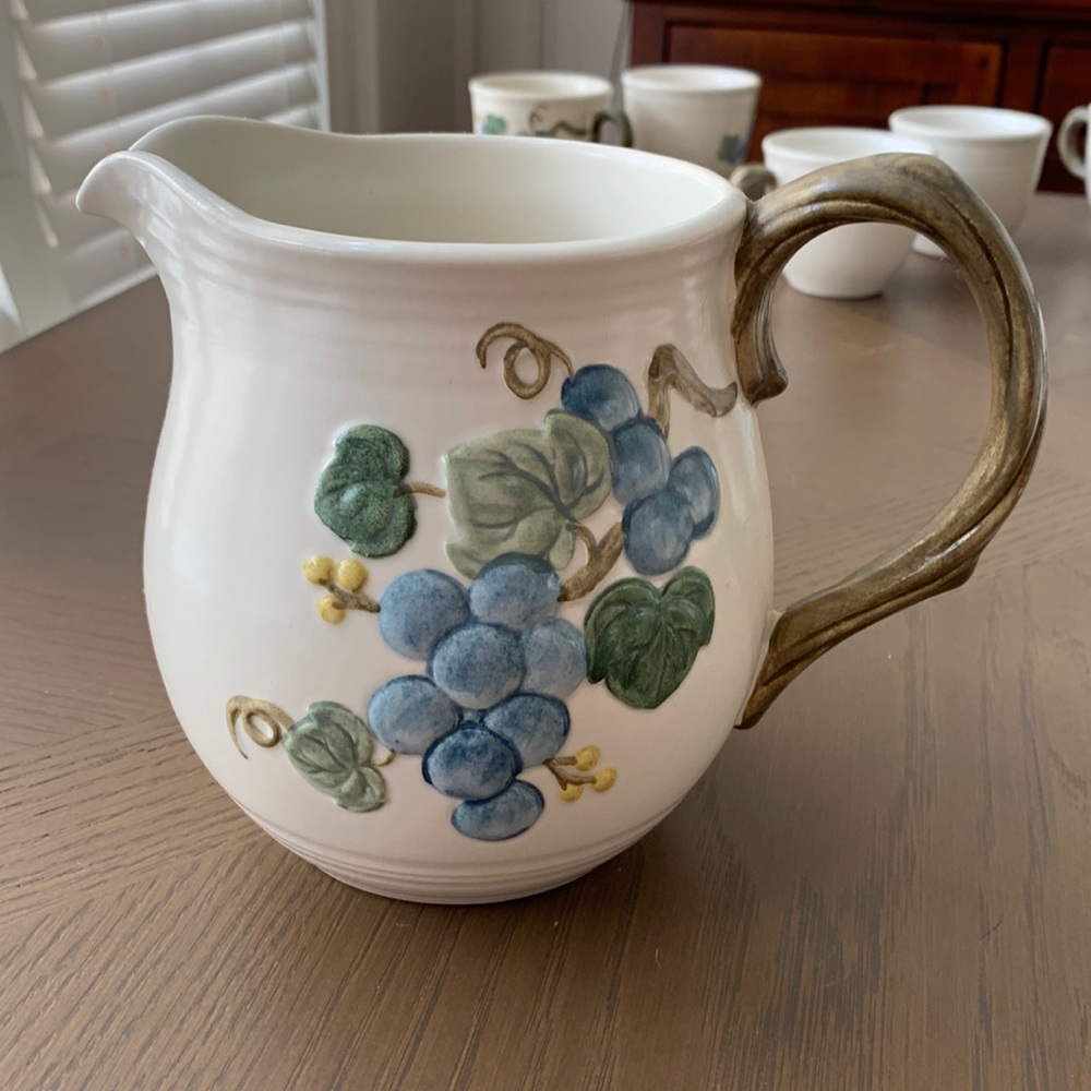 3/$15 Poppytrail vintage water pitcher